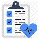 Relatorio De Ecg Relatorio De Batimentos Cardiacos Arquivo De Ecg Icon