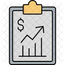 Relatorio Estatistico Analise Relatorio De Negocios Ícone