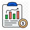 Relatorio De Negocios Analise De Dados Infografico Ícone