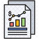 Relatorio Financeiro Relatorio De Negocios Financas Ícone