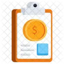 Relatorio Financeiro Relatorio Financeiro Relatorio De Renda Ícone