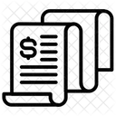 Relatorio Financeiro Arquivo De Economia Conta Ícone