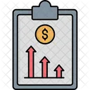 Relatório financeiro  Ícone