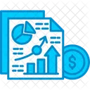 Relatorio Financeiro Orcamento Financas Ícone