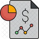 Relatorio Financeiro Relatorio De Negocios Financas Ícone