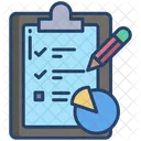 Relatorio Financeiro Documento Lista De Verificacao Icon