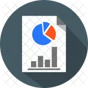 Relatorio Grafico Analise Relatorio De Negocios Ícone