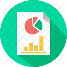 Relatório gráfico  Ícone