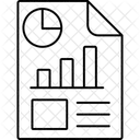 Relatorio Grafico Relatorio Estatisticas Ícone