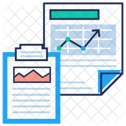 Relatório gráfico  Ícone