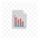 Grafico De Barras Arquivo Analise Ícone