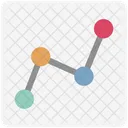 Relatorio Grafico Grafico De Linhas Grafico De Crescimento Ícone