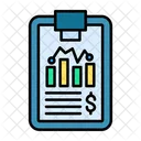 Relatorio De Negocios Arquivo De Negocios Relatorio De Estatisticas Ícone