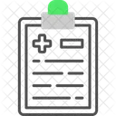 Relatorio Medico Coronavirus Relatorio Ícone