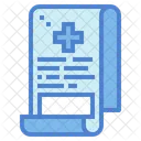 Relatório médico  Ícone