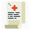 Relatório médico  Ícone