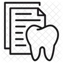 Relatorio De Dente Relatorio Odontologico Relatorio De Dentista Ícone