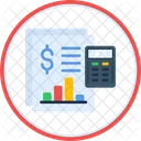 Relatório de orçamento  Ícone