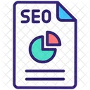 Relatorio De SEO Relatorio Seo Ícone