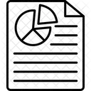 Relatorios De Analise Dados Estatisticas Ícone