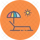 Relax Beach Pool Icon