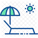 Relax Beach Pool Icon