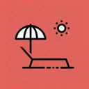 Relax Beach Pool Icon