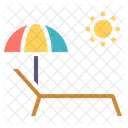 Relax Beach Pool Icon