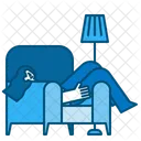 Relax On Sofa Relax Nap Icon
