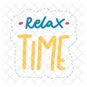 Relax Time Chill Out Relax Icon