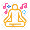 Musical Man Relaxation Icon