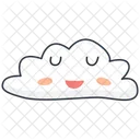 Relaxed cloud  Icon