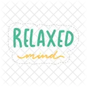 Relaxed Mind Chill Out Relax Icon