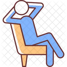 Relaxing  Icon