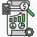 Finanziario Report Analisi Icon