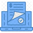 Release Invoice Document Icon