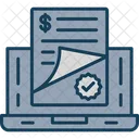 Release Invoice Document Icon