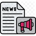 Release Press Statement Icône