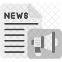 Release Press Statement Icône