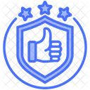 Reliability Shield Defense Icon