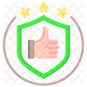 Reliability Shield Defense Icon