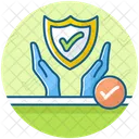 Reliable Services Safety Shield Protective Shield Icon