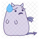 Relieved Sad Unhappy Icon