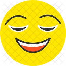 Relieved Face Emoji Icon