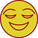 Relieved Face Relieved Emoji Icon