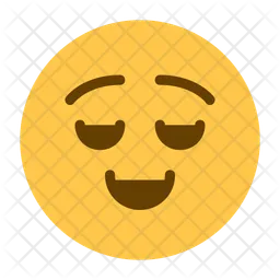 Relieved Face Emoji  Icon