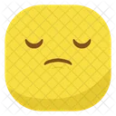 Relieved Face With Sad Mouth  Icône
