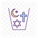 Religiões coexistentes  Ícone