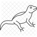 Agame Reptil Schuppig Symbol