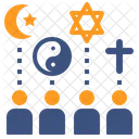 Religion Faith Respect Believe Psychology Diversity Icon
